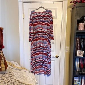 Stylish Zigzag Patterned Dress